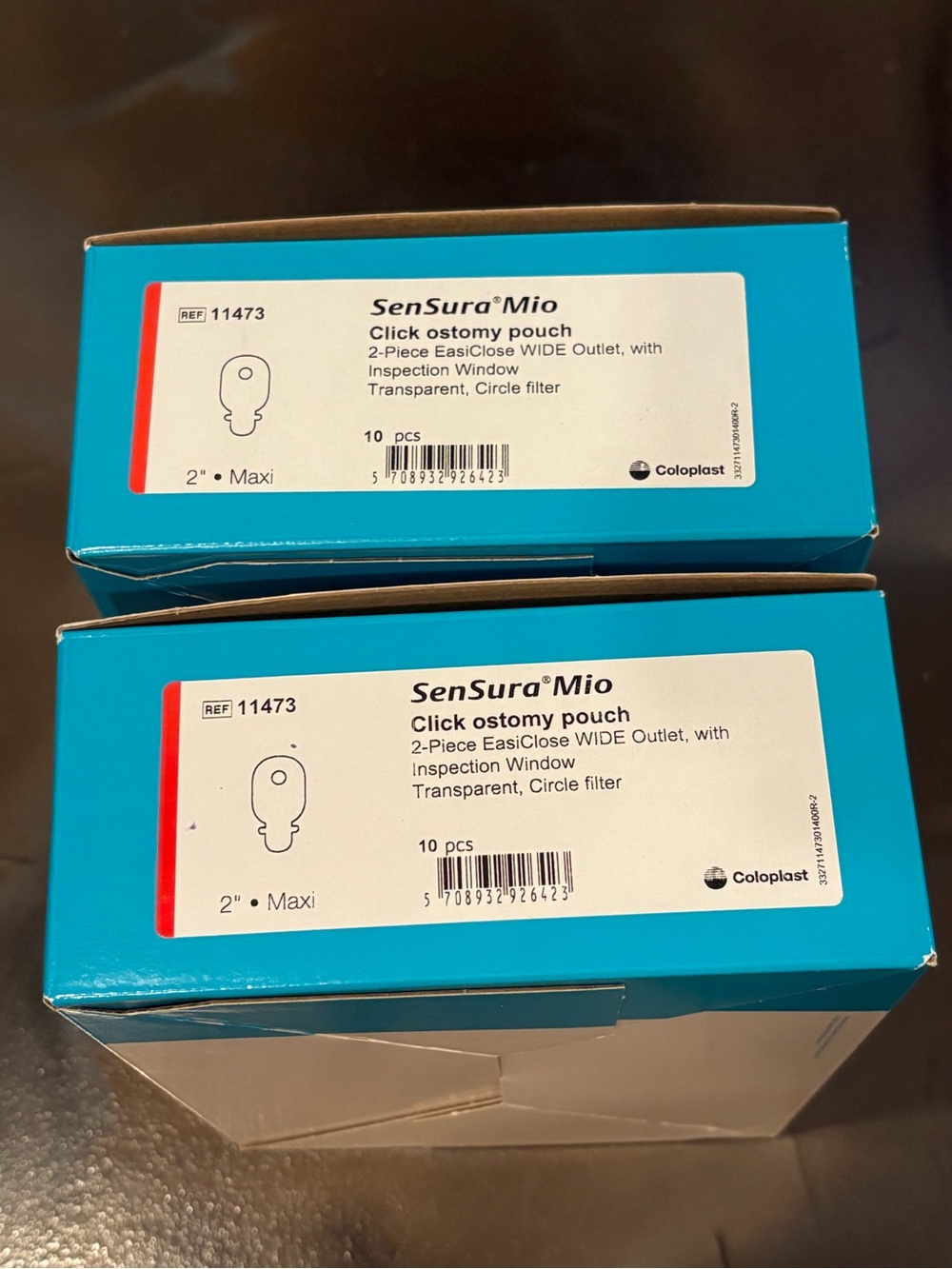 Coloplast SenSura Mio 11473 Click Ostomy Pouch 2” Maxi Wide Outlet 20 Count